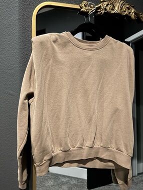 H&M Women's Crewneck Sweater in Taupe